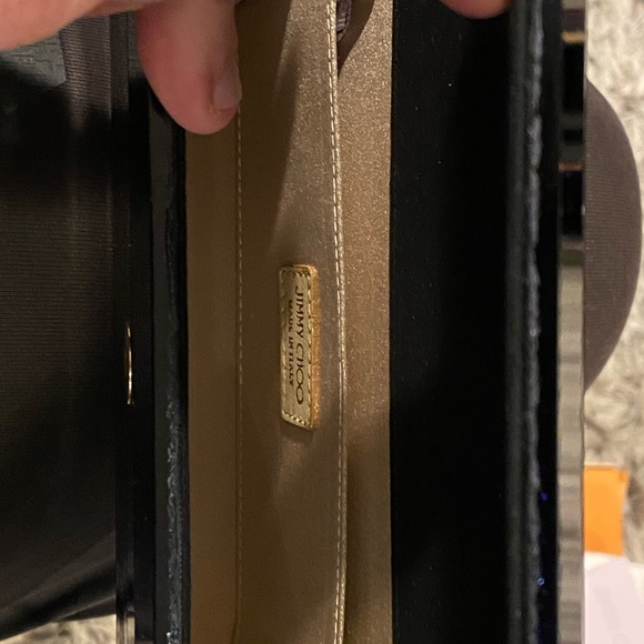 Fabulous Ombré (Navy to Blue) JIMMY CHOO Crossbody/Clutch - Picture 8 of 9